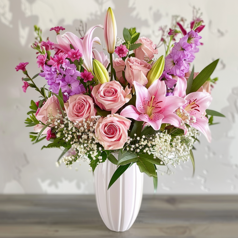 How to write a greeting card for Thurles company opening flower basket